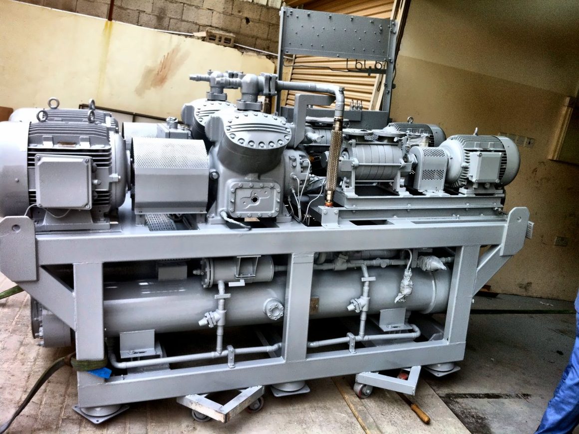 Packaged refrigeration skid - designed and built by GMRL