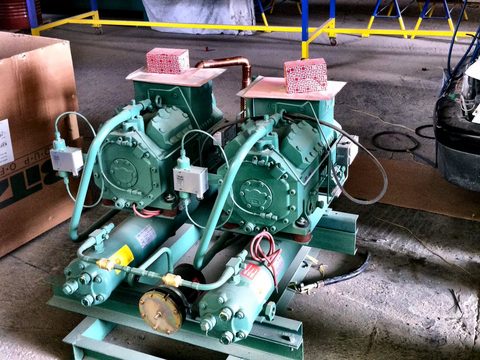 Twin-compressor package