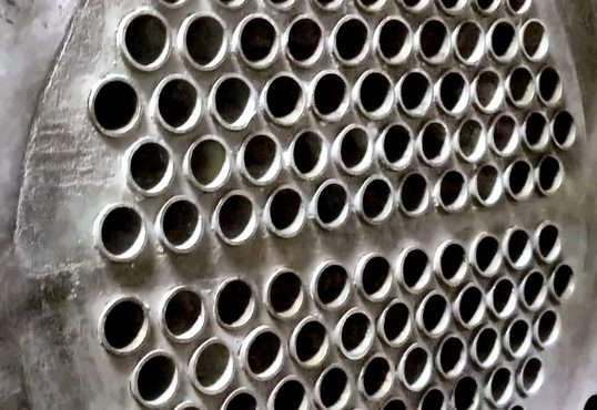 Custom shell-and-tube heat exchanger tubesheet